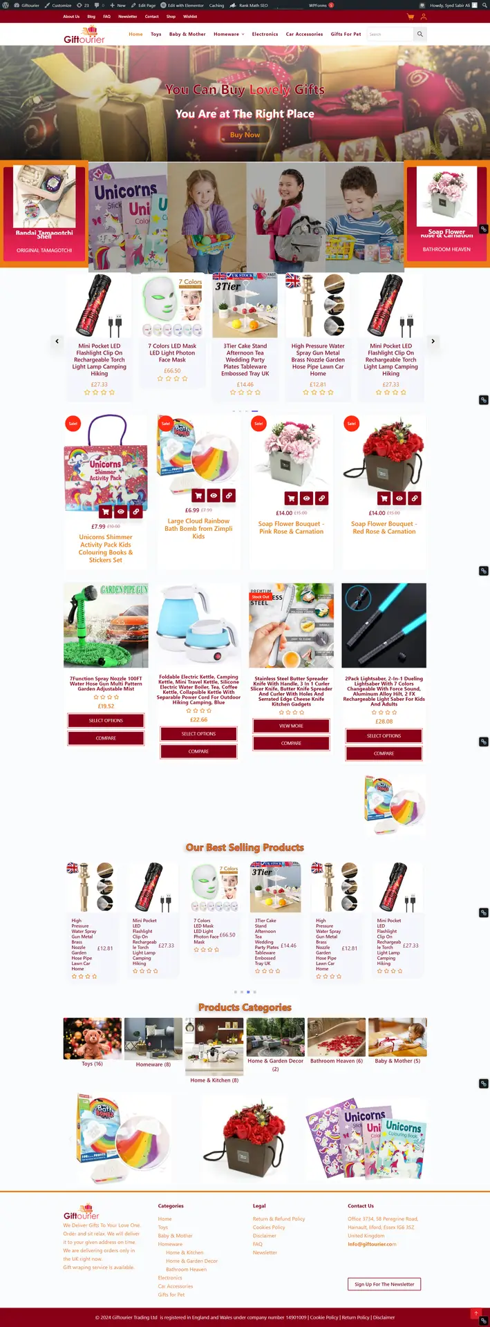 Woocomerce WordPress Website